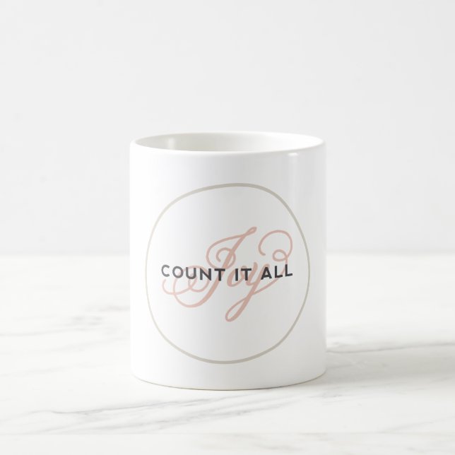 Count It All Joy Scripture Inspired Coffee Mug (Center)