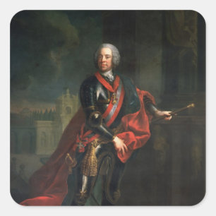 Count Leopold Joseph von Daun Square Sticker