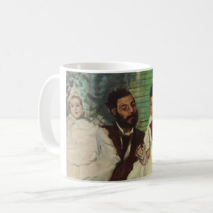 Count Lepic and His Daughters - Edgar Degas Coffee Mug