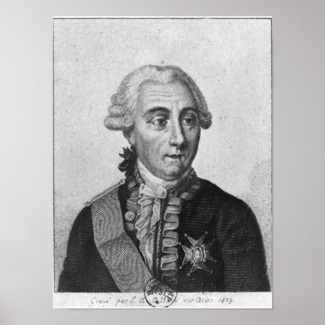 Count Louis de Marbeuf  1829 Poster (Front)