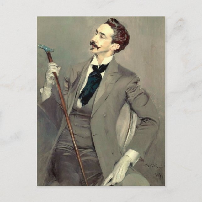 Count Montesquiou - Boldini Postcard (Front)