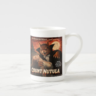 Count Nutula Retro Movie Parody Bone China Mug
