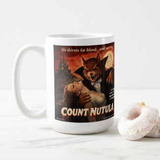 Count Nutula Retro Movie Parody Coffee Mug