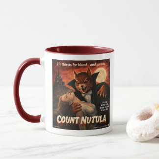 Count Nutula Retro Movie Parody Mug