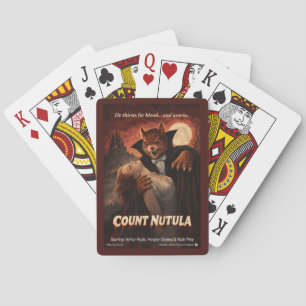 Count Nutula Retro Movie Parody Playing Cards