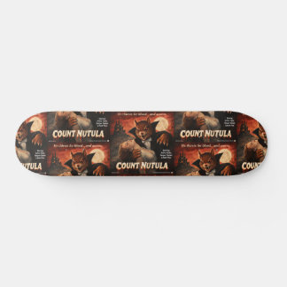 Count Nutula Retro Movie Parody Skateboard