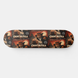 Count Nutula Retro Movie Parody Skateboard