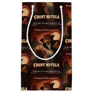 Count Nutula Retro Movie Parody Small Gift Bag