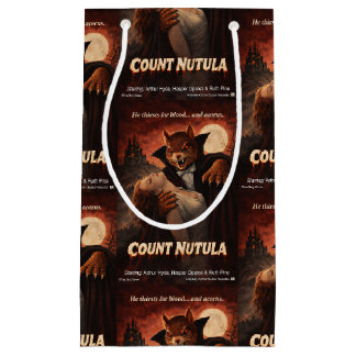 Count Nutula Retro Movie Parody Small Gift Bag