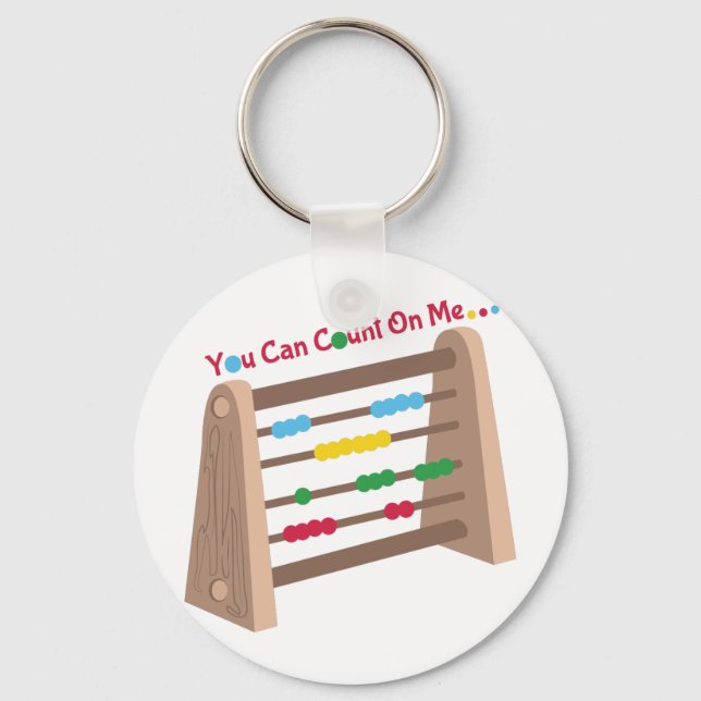 Count On Me Key Ring (Front)
