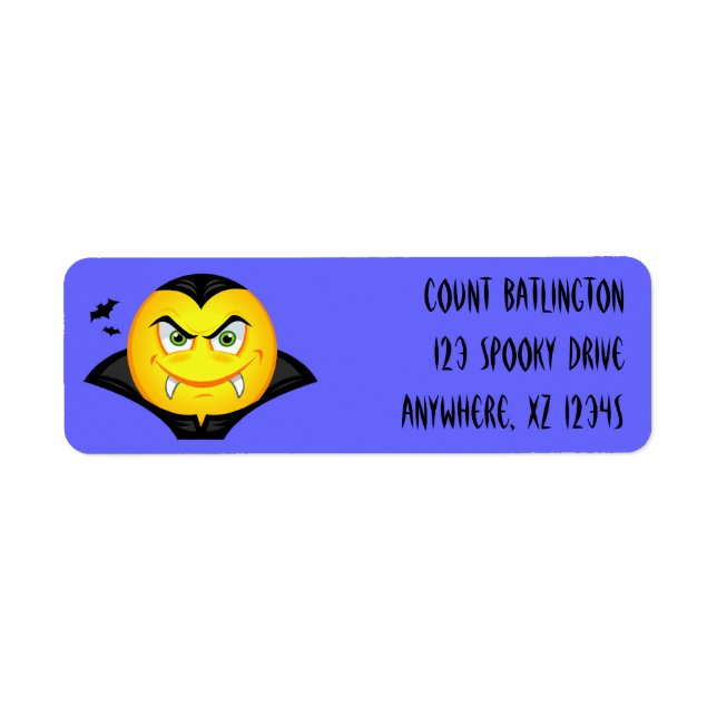 Count Return Address Label (Front)