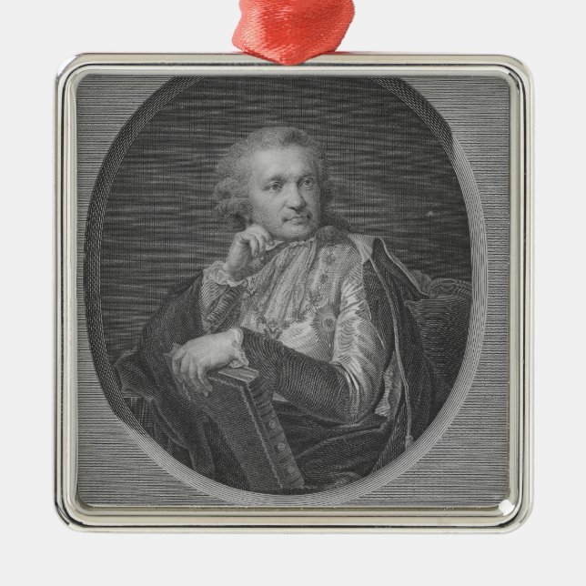 Count Stroganov Metal Tree Decoration (Front)