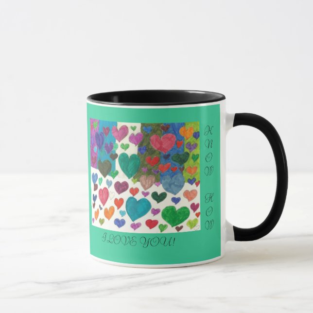 COUNT THE HEARTS... MUG (Right)