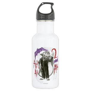Count von Count B&W Sketch Drawing 532 Ml Water Bottle