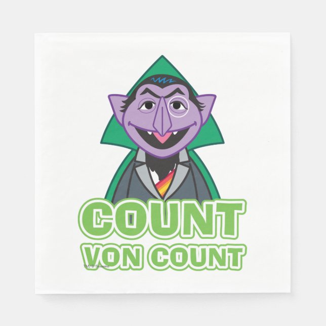Count von Count Classic Style 2 Napkin (Front)