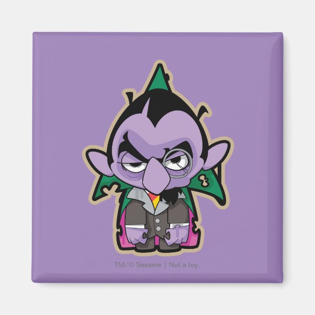 Count von Count Zombie Magnet (Front)