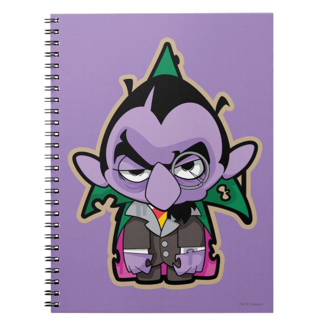 Count von Count Zombie Notebook (Front)