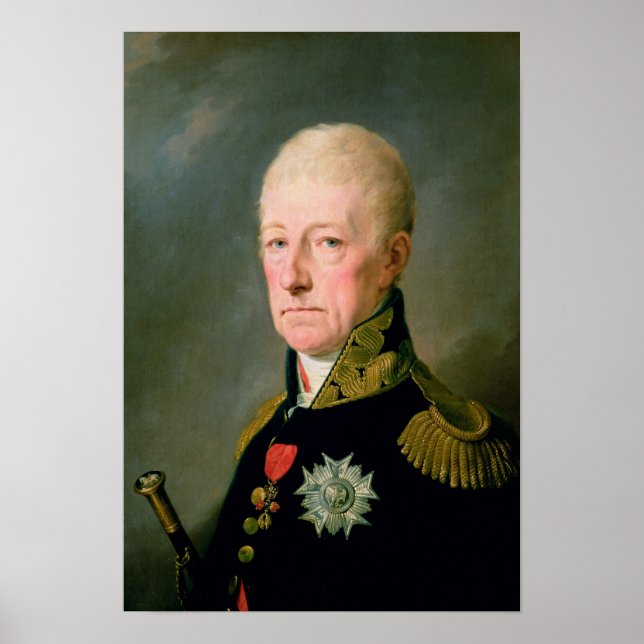 Count Wenzei Anton von Kaunitz Poster (Front)