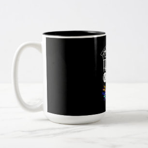 Count Your Age By Friends Two-Tone Coffee Mug