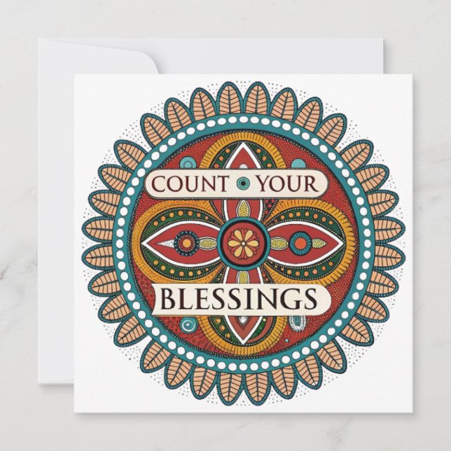 COUNT YOUR BLESSINGS CARD (Front)