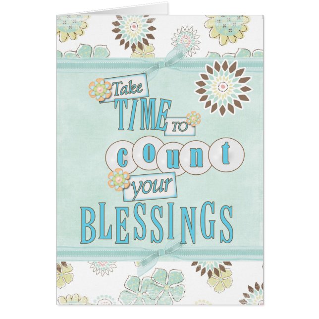 Count your Blessings Gretting (Front)