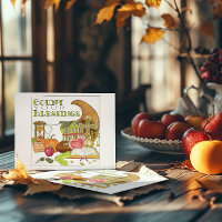 Count Your Blessings Inspirational Postcard