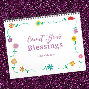 Count Your Blessings Journalling 12-Month Calendar