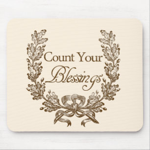 Count Your Blessings Mouse Pad