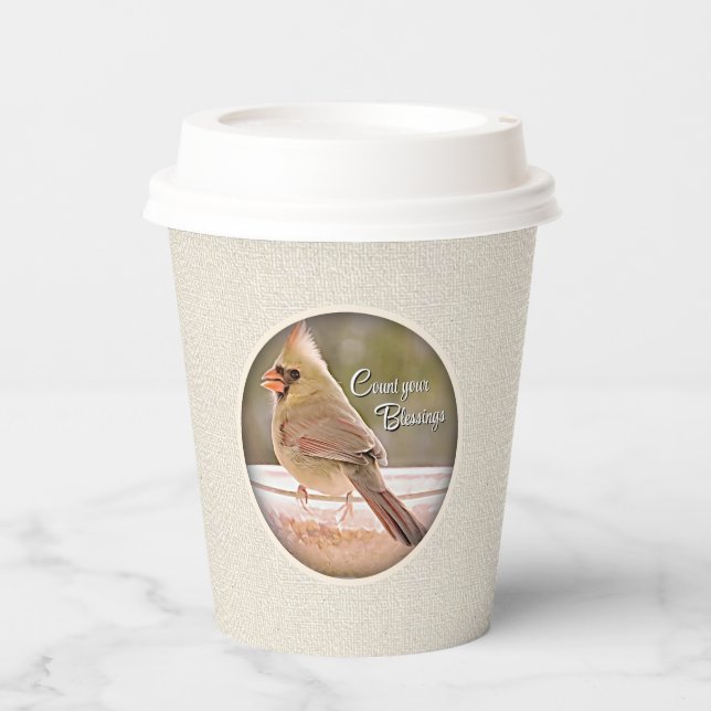 Count Your Blessings Paper Cups (Front)