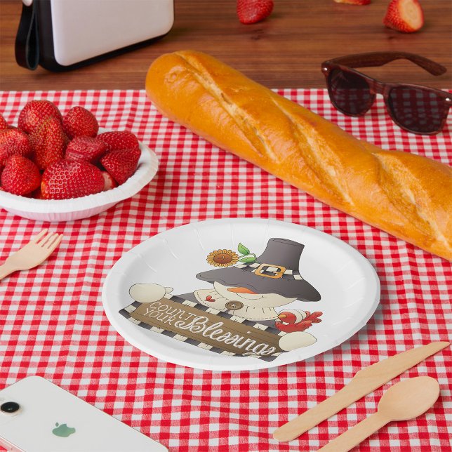 Count Your Blessings Paper Plate (Creator Uploaded)