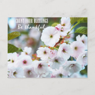 Count your blessings postcard