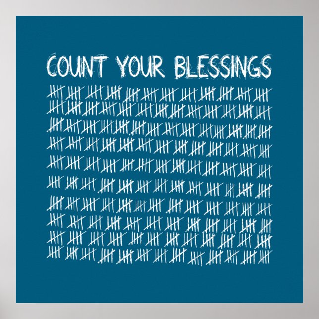 Count Your Blessings Poster (Front)