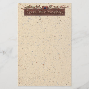 Count Your Blessings Stationery