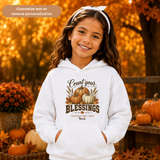 Count Your Blessings Thanksgiving Crew Unisex