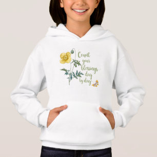 Count your blessings - vintage Yellow poppy