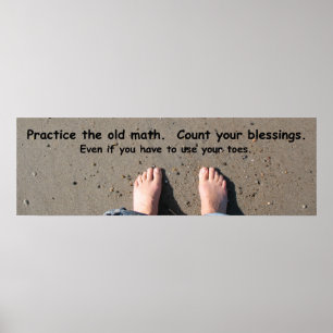 Count your  blessings wall art