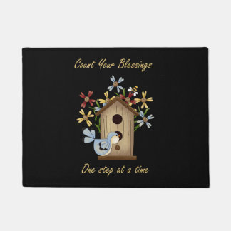 Count Your Blessings Welcome Mat (pick your