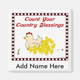 Count Your Country Blessings Magnet