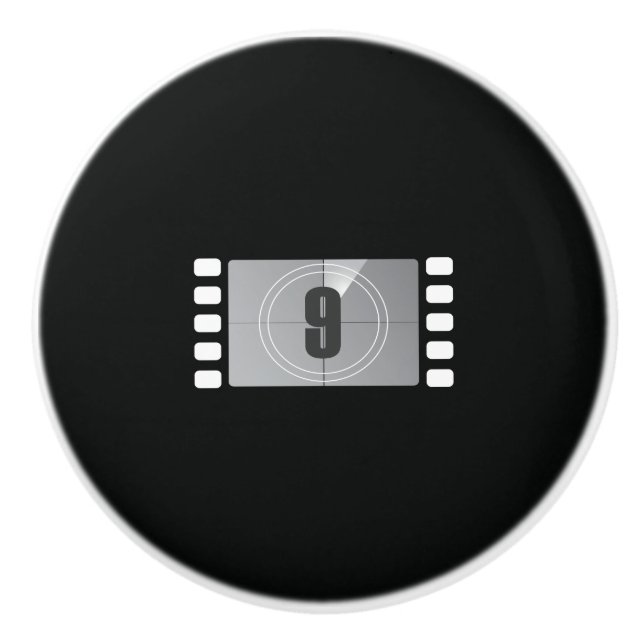 Countdown 9 Ceramic Knob (Front)