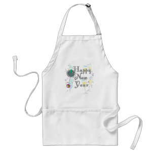 Countdown and Champagne New Years Standard Apron