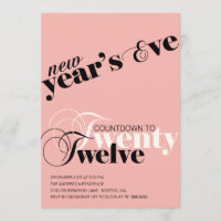 COUNTDOWN TO 2012 | NEW YEAR'S EVE INVITATIONS