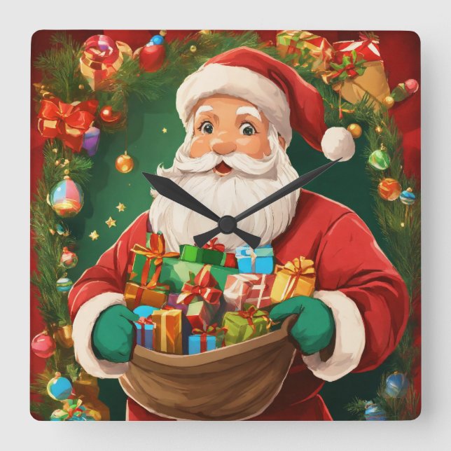 Countdown to Christmas: Festive Wall Clock (Front)