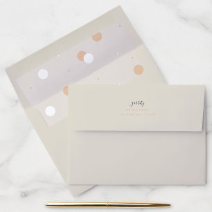 Countdown to New Year's Eve Party Return Address Envelope