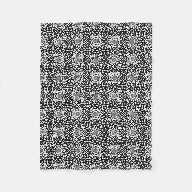 Counter Spirals by Kenneth Yoncich Fleece Blanket (Front)