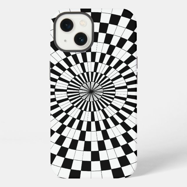 Counter Spirals by Kenneth Yoncich iPhone Case (Back)
