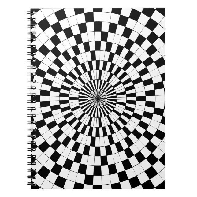 Counter Spirals by Kenneth Yoncich Notebook (Front)