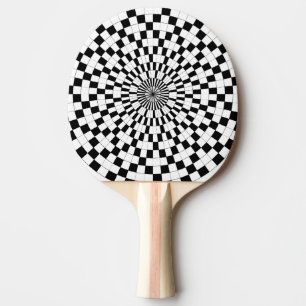 Counter Spirals by Kenneth Yoncich Ping Pong Paddle