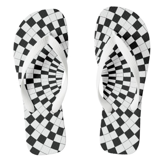 Counter Spirals by Kenneth Yoncich Thongs (Footbed)