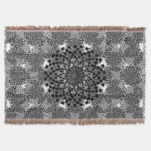 Counter Spirals by Kenneth Yoncich Throw Blanket