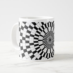 Counter Spirals Large Coffee Mug